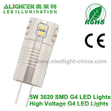 220v High Voltage G4 Led Lights 5w 
